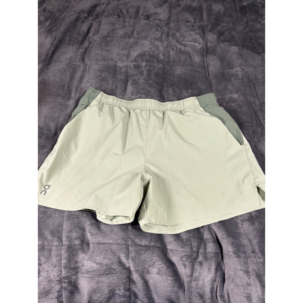 On Running Essential Shorts Women's XL Sage Green Athletic Performance